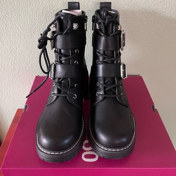 SO Black Women Boots Size 6.5 Wide New 👢👢 - Picture 3 of 7